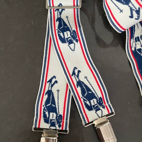 Vintage clip on suspenders for adults - skiing - Picture 3 of 3